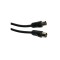 Cablu RF video negru 3m coaxial TV tata-mama