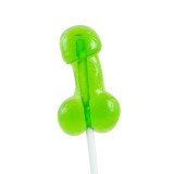 Acadea &icirc;n formă de penis DRINK ME, cu gust de cocktail Caipirinha, perfect ca un cadou sexy și amuzant, culoare verde deschis (9977C)