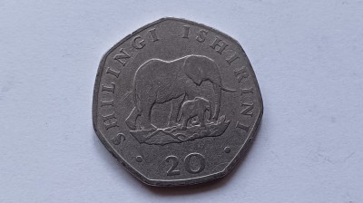 Tanzania-20 Shilingi 1992 foto