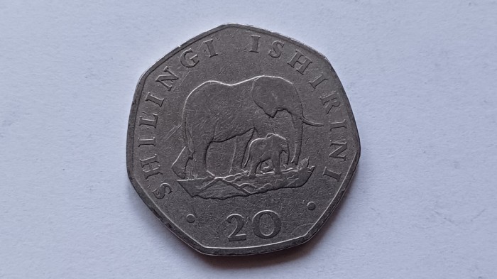 Tanzania-20 Shilingi 1992