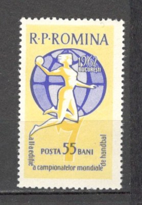 Romania.1962 C.M. de handbal feminin XR.435 foto