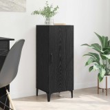 vidaXL Bufet Pe perete Stejar Negru 34,5 x 34 x 90 cm Lemn compozit 880927