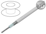 Cablu: coaxial litat Cu PFA alb 30,5m &Oslash;cablu: 0,9mm 100ft