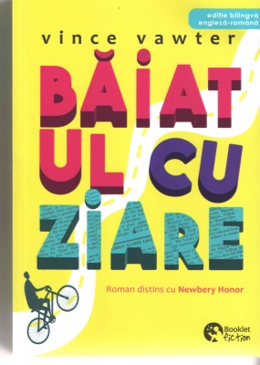 Baiatul cu ziare - Vince Vawter ed. bilingva (rom.-engl.) Booklet fiction 2019 foto