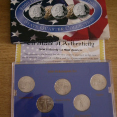 M1 C41 - Set monede - America - quarter 2000 - emise la Philadelphia