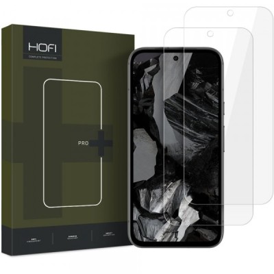 Folie de protectie Ecran HOFI Glass PRO+ pentru Google Pixel 9 / 9 Pro, Sticla Securizata, Full Glue, Set 2 bucati, 2.5D foto