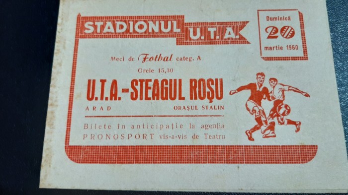 program UTA - Steagul Rosu Oras Stalin