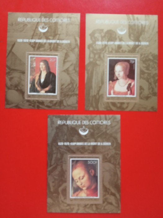 COMORE, DURER - COLIȚE MNH