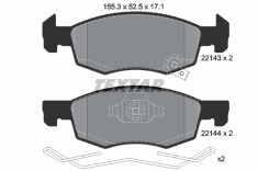 TEXTAR 2214301 Q+ set placute frana,frana disc
