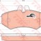 Set placute frana,frana disc VW LT II platou / sasiu (2DC, 2DF, 2DG, 2DL, 2DM) (1996 - 2006) TRW GDB1399