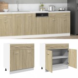 vidaXL Dulap inferior cu sertar &ldquo;Lyon&rdquo;, stejar Sonoma, 80x46x81,5 cm