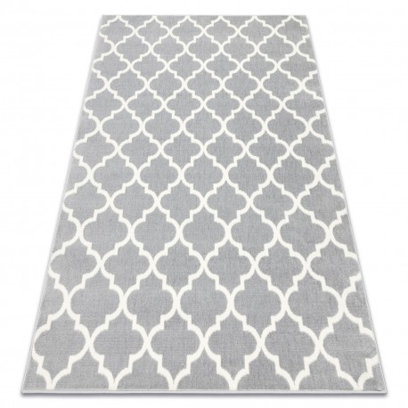 Covor BCF Morad TRELIS marocani trellis - gri deschis, 80x150 cm
