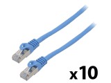 Cablul patch F/UTP 6 litat CCA PVC albastru 2m 26AWG