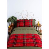 SET home textile &ldquo;Timeless Grace&rdquo;, throw, pillows, red black gold