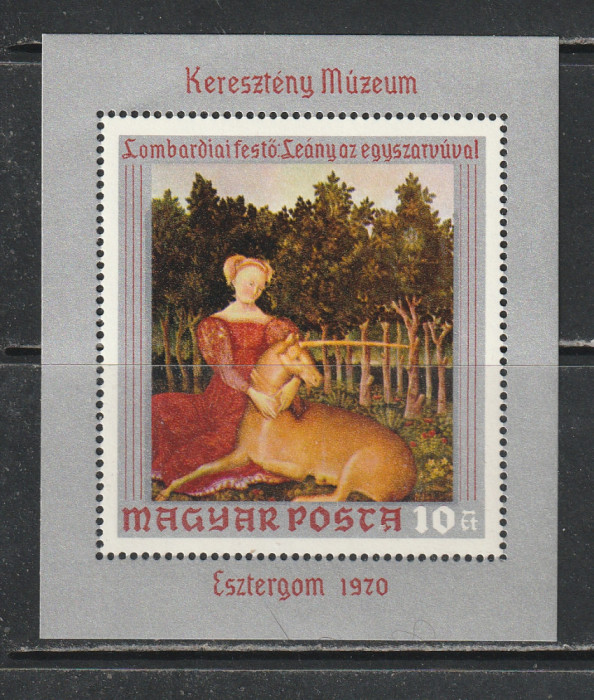 Ungaria 1970 - Picturi S/S 1v MNH