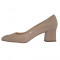 Pantofi dama, din piele naturala, Botta, 956-03-05, nude