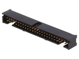 Soclu IDC Tată 50 PIN THT Aurit 2,54mm 2x25, TE Connectivity