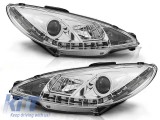 Set de faruri de tuning potrivit pentru PEUGEOT 206 10.1998-2002, stanga si dreapta Performance AutoTuning