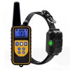 Zgarda Dresaj Caini Profesionala 800m, Electrozi Cauciucati, Antilatru, Soc, Vibratii, Sunet, Lumina, Reincarcabila, Extensibila