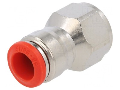Racord push-in alamă nichelată 1/4&amp;quot; foto