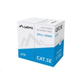 Cablu de retea, Lanberg, UTP, Cat.5e, 305 m, Gri