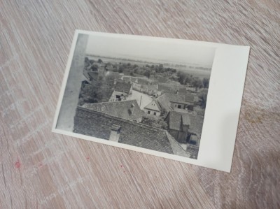 SACADELE , JUDETUL SIBIU * PERSPECTIVA SATULUI, 1944 * FOTOGRAFIE ORIGINALA foto