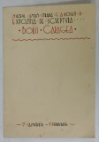 BORIS CARAGEA , CATALOGUL EXPOZITIEI DE SCULPTURA , MUZEUL AMAN , AN NEPRECIZAT , SCRIS MANUAL