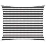 vidaXL P&acirc;nză de umbră Antracit și Alb 2,5 x 3 m HDPE 42032764