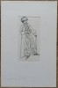 Ilustratie originala de Mihail Boitor pt volumul 1 &quot;Mode si vesminte din trecut&quot;, Istorice, Acuarela, Altul