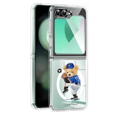 Husa pentru samsung galaxy z flip 6, atasare magnetica, magsafe, play hard, clear foto