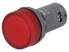 Lumină de control LED ABB &Oslash;22mm 24V AC/DC Roșie IP66/IP67/IP69K Plat