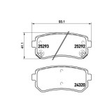 Brembo set placute frana, frana disc Prime Line