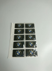 Embleme silicon BMW, set de 15 bucati foto