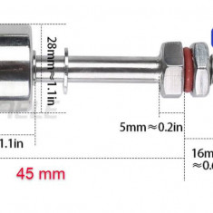 Senzor nivel inox apa lichid plutitor bazin ulei ars 45 mm