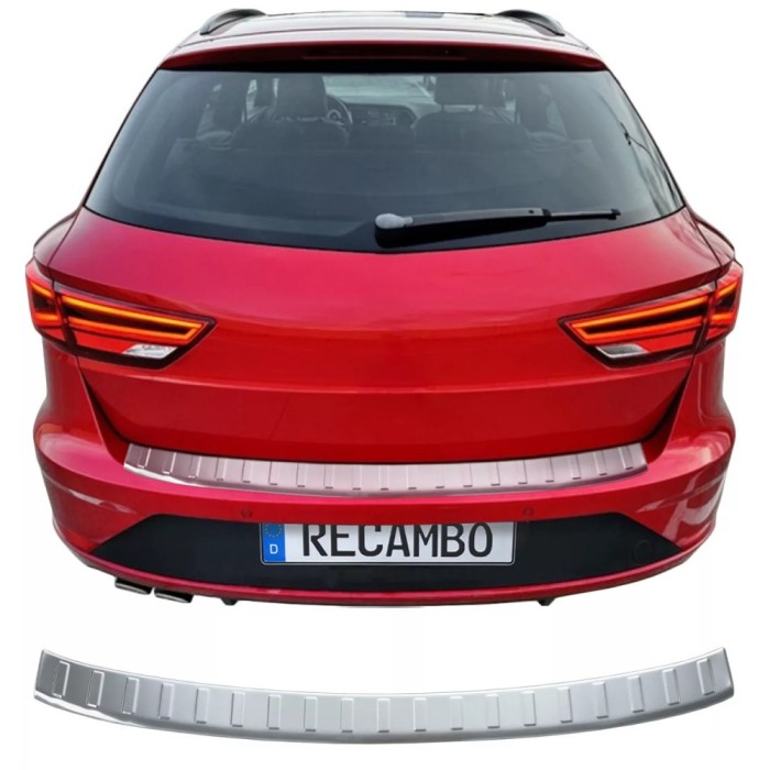 Ornament protectie bara spate/portbagaj Mat Seat Leon ST Combi/Break din 2013-prezent