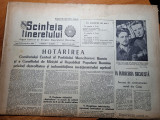 Scanteia tineretului 15 mai 1962-fabrica confectii din targu jiu