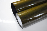 Folie Carbon PREMIUM 9D 1,5m x 1m COD:N-GTC03 Culoare:Carbon Auriu