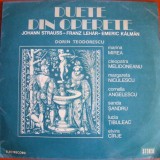 Disc Vinil J. Strauss, F. Leh&aacute;r, E. Kalm, D. Teodorescu - -Electrecord-ECE 02056, Populara