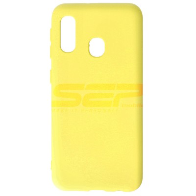 Toc silicon High Copy Samsung Galaxy A20e Yellow foto