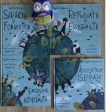 Pachet Copiii din lumea noastra: 1. Saracia si foametea; 2. Refugiatii si emigrantii; 3. Rasismul si intoleranta; 4. Conflictele globale