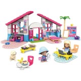 Cumpara ieftin Set de constructie Mega Construx, Casa Barbie Malibu, 303 piese