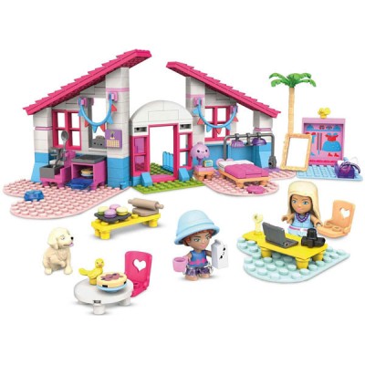 Set de constructie Mega Construx, Casa Barbie Malibu, 303 piese foto
