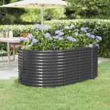 Strat &icirc;naltat gradina 175x100x68 cm otel vopsit electrostatic GartenMobel Dekor, vidaXL