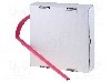 Tub termocontractant, 19.1mm, {{Lungime}}, ro&amp;#351;ie, CYG/KTG - CB-HFT(2X) 19.1 BOX RD