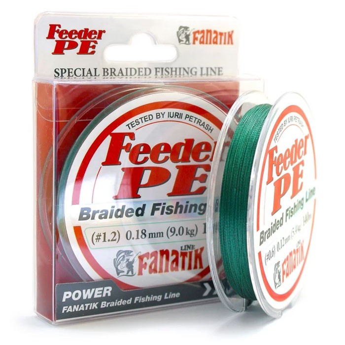 Fir Fanatik Feeder PE X4 140m / 0.18mm Green