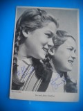 HOPCT 1576 ISA UND JUTTA GUNTHER GERMANIA -ACTORI/ARTISTI-AUTOGRAF-CIRCULATA