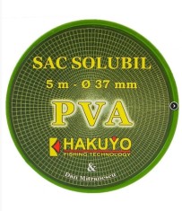 Sac solubil din PVA, pentru pescuit, micro mesh 37 mm, hakuyo -5m