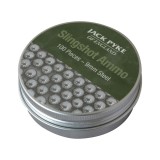 Bile Prastie Otel 9mm Jack Pyke, 100 buc, Cutie Metalica, Munitie Prastie Profesionala