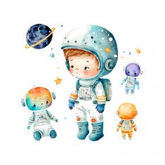 Sticker decorativ Astronaut, Multicolor, 53 cm, 5816ST