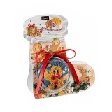Sosete Craciun in cutie cadou II cm 20 x 10 x 21,5 H